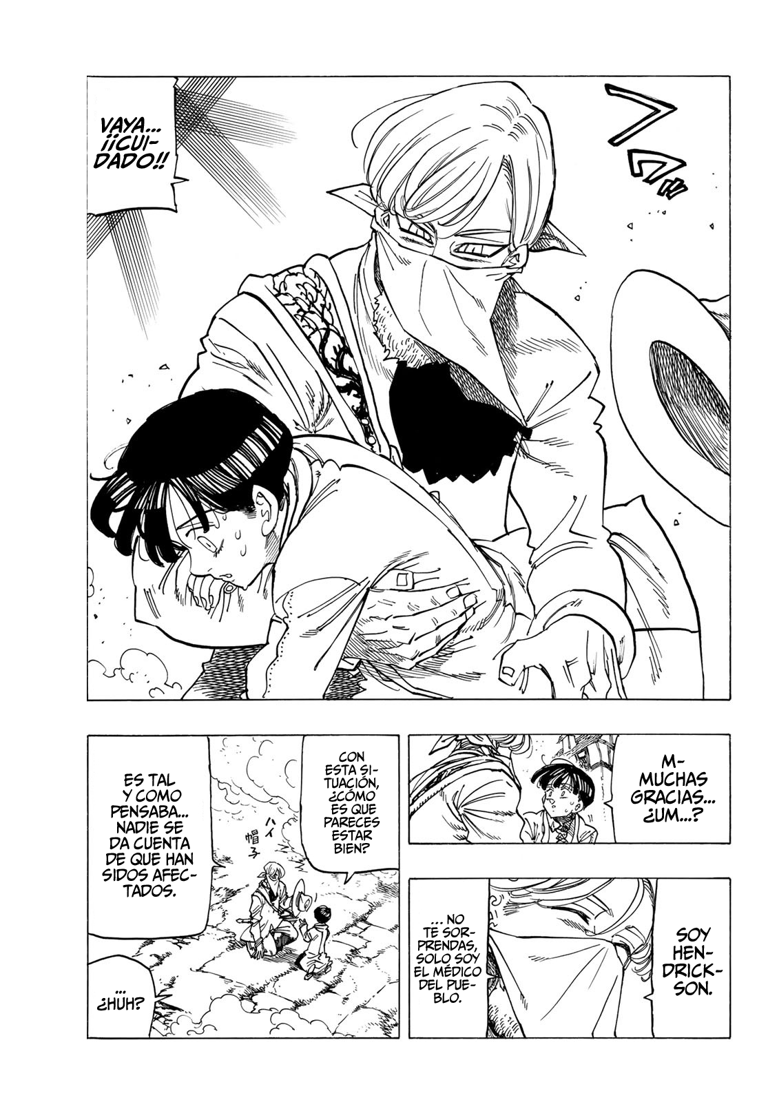 Mokushiroku no Yonkishi Capitulo 74: Una resistencia desesperada página 10