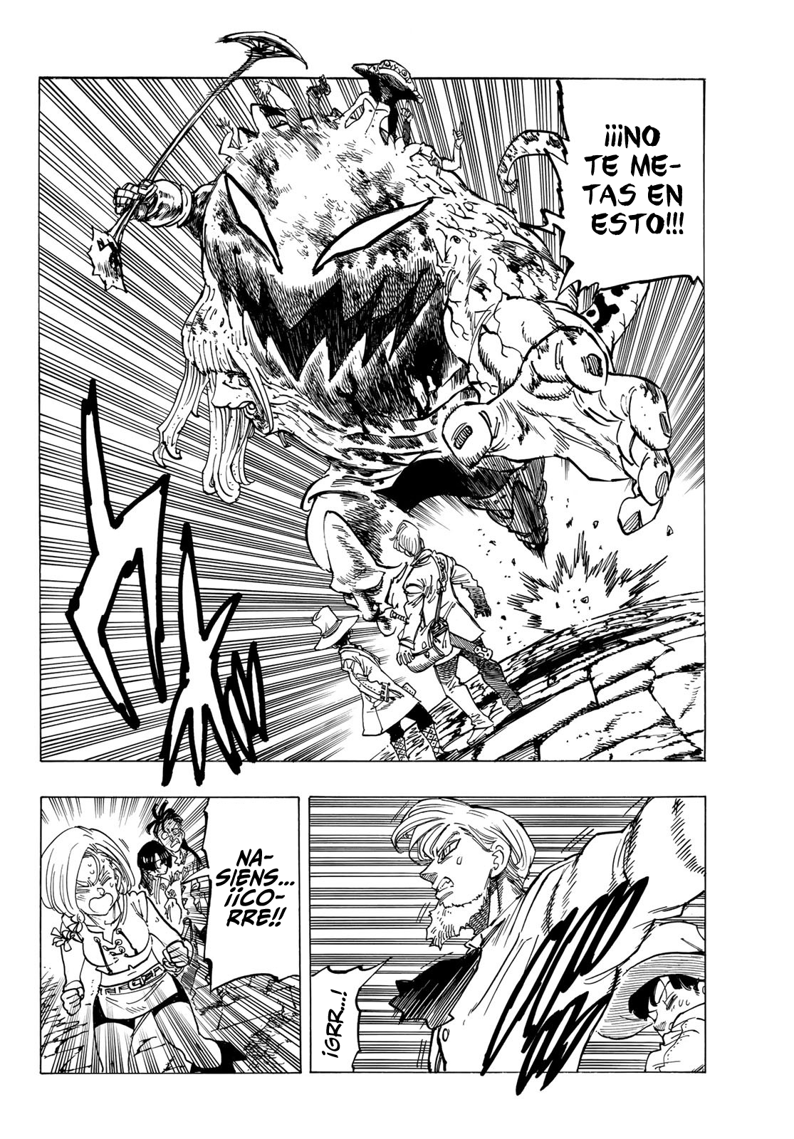 Mokushiroku no Yonkishi Capitulo 74: Una resistencia desesperada página 13