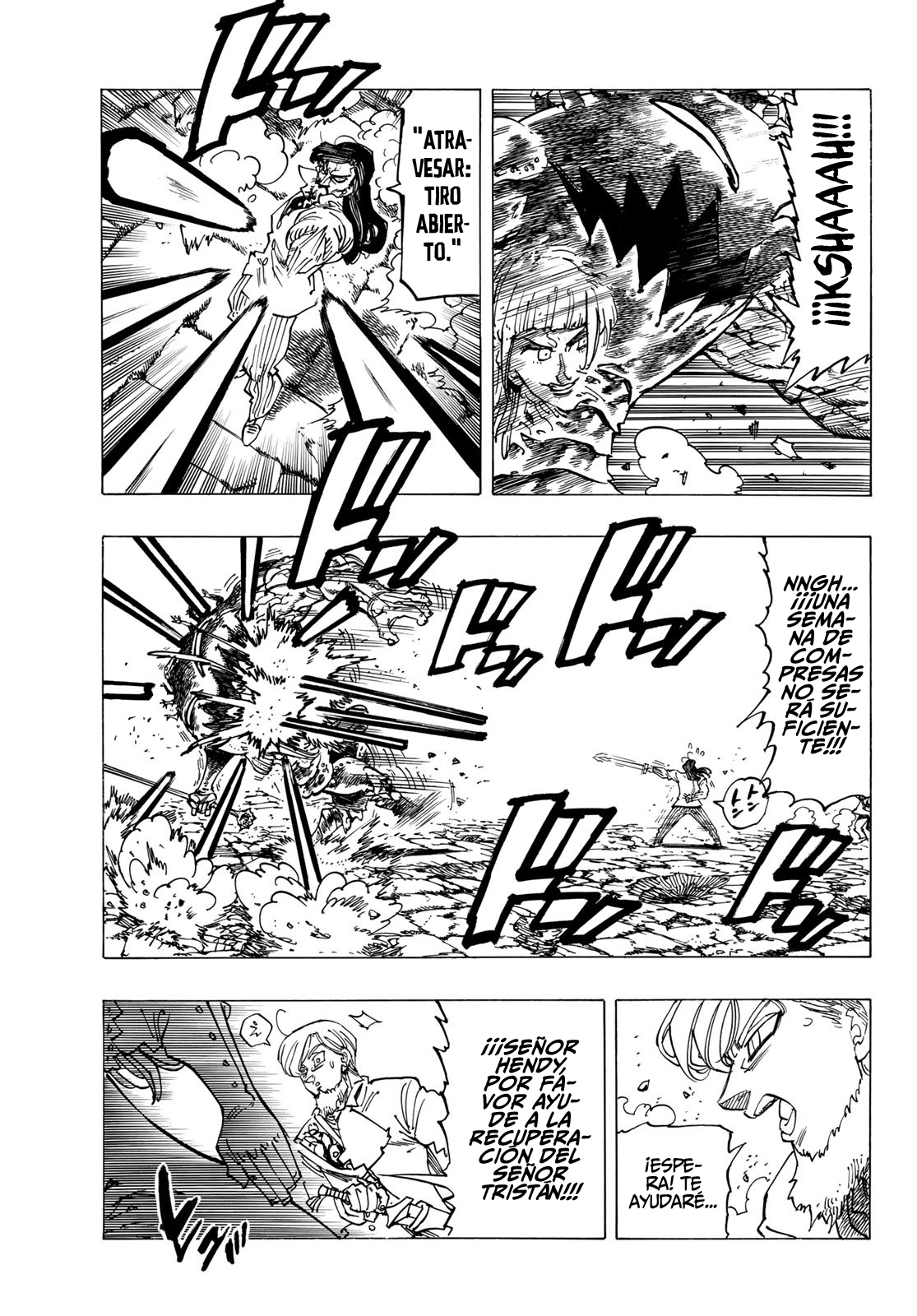 Mokushiroku no Yonkishi Capitulo 74: Una resistencia desesperada página 16