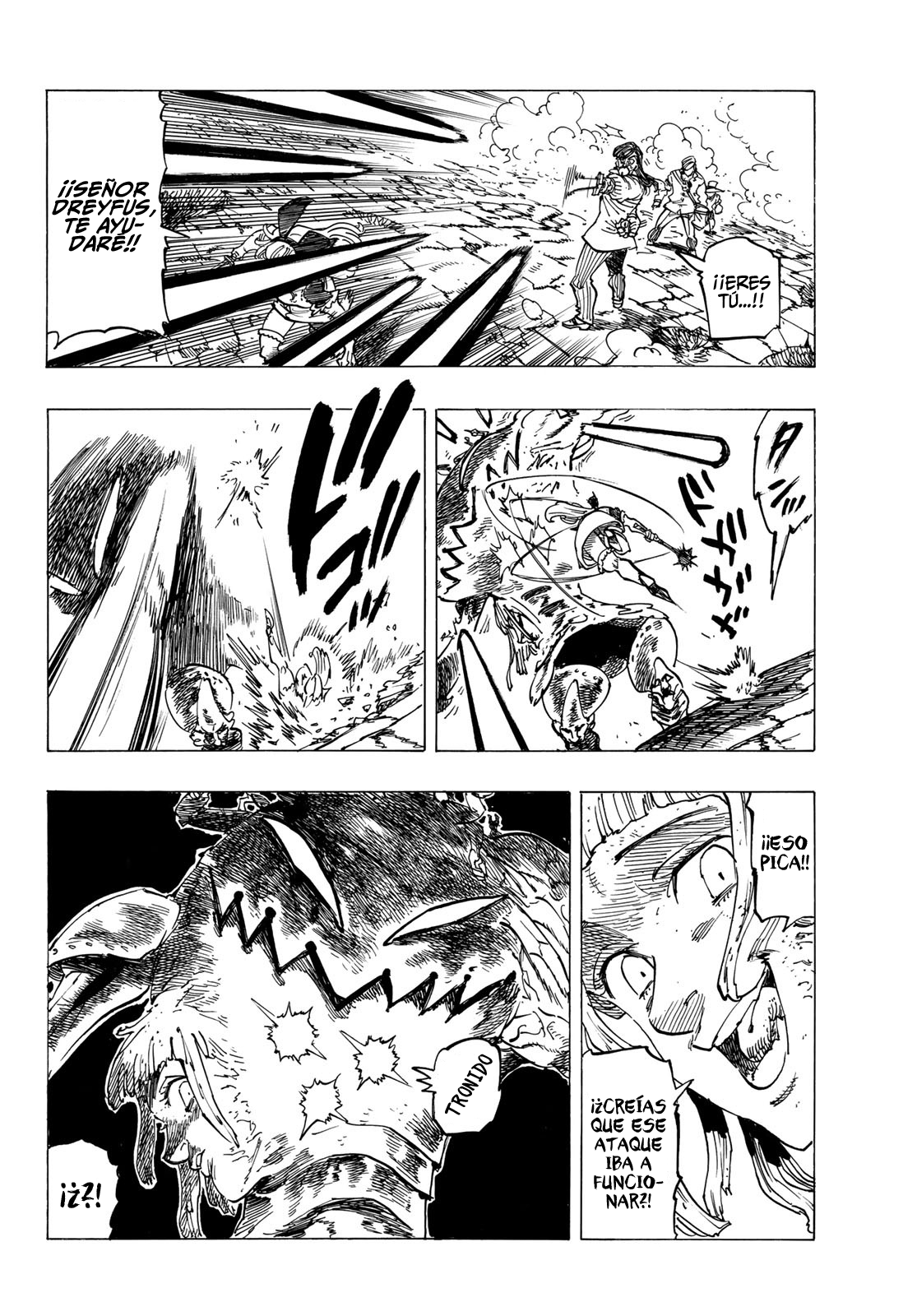 Mokushiroku no Yonkishi Capitulo 74: Una resistencia desesperada página 17