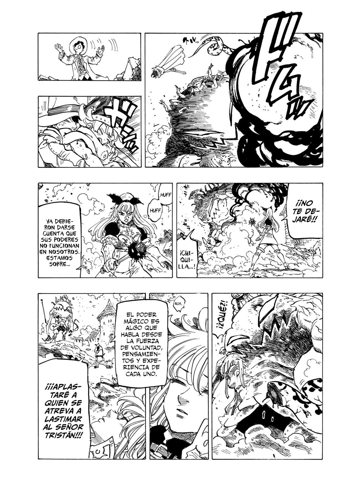 Mokushiroku no Yonkishi Capitulo 75: El reino de los caballeros sagrados vs. Melagaland página 14