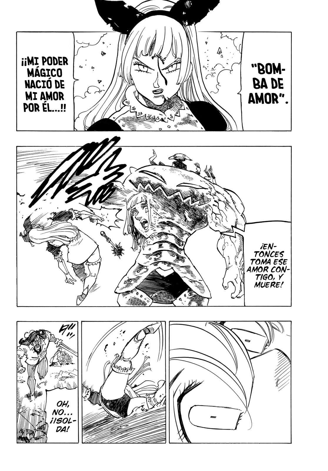 Mokushiroku no Yonkishi Capitulo 75: El reino de los caballeros sagrados vs. Melagaland página 15