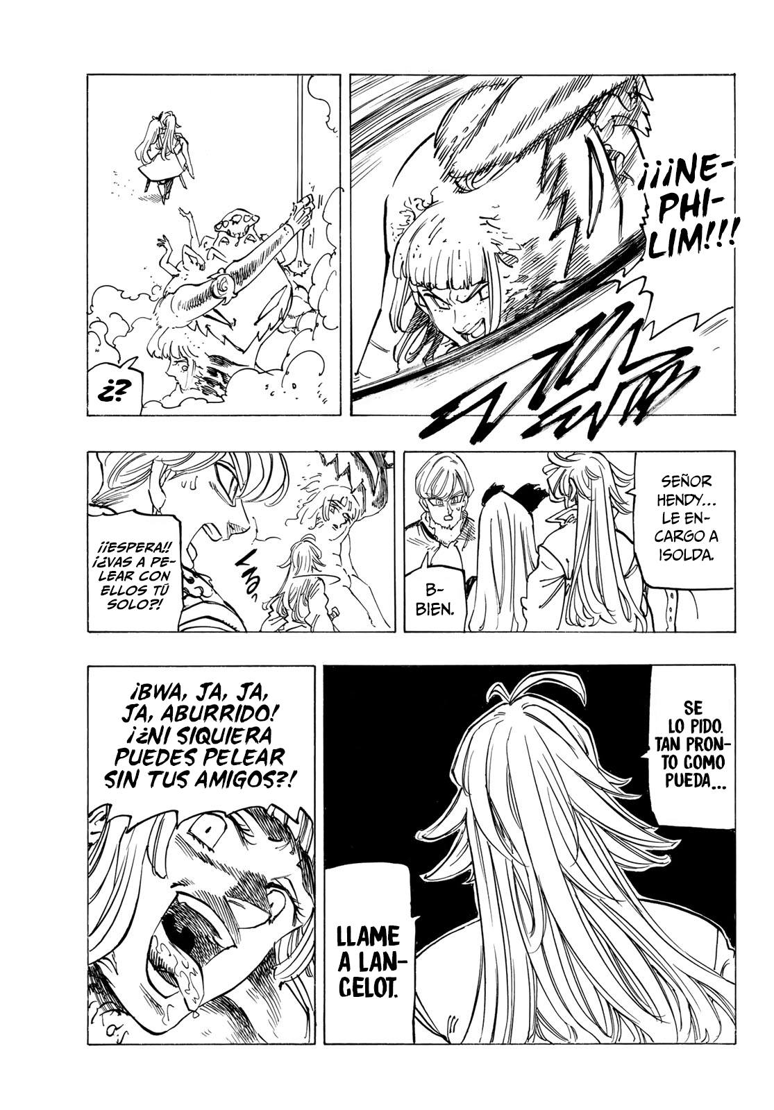 Mokushiroku no Yonkishi Capitulo 75: El reino de los caballeros sagrados vs. Melagaland página 18