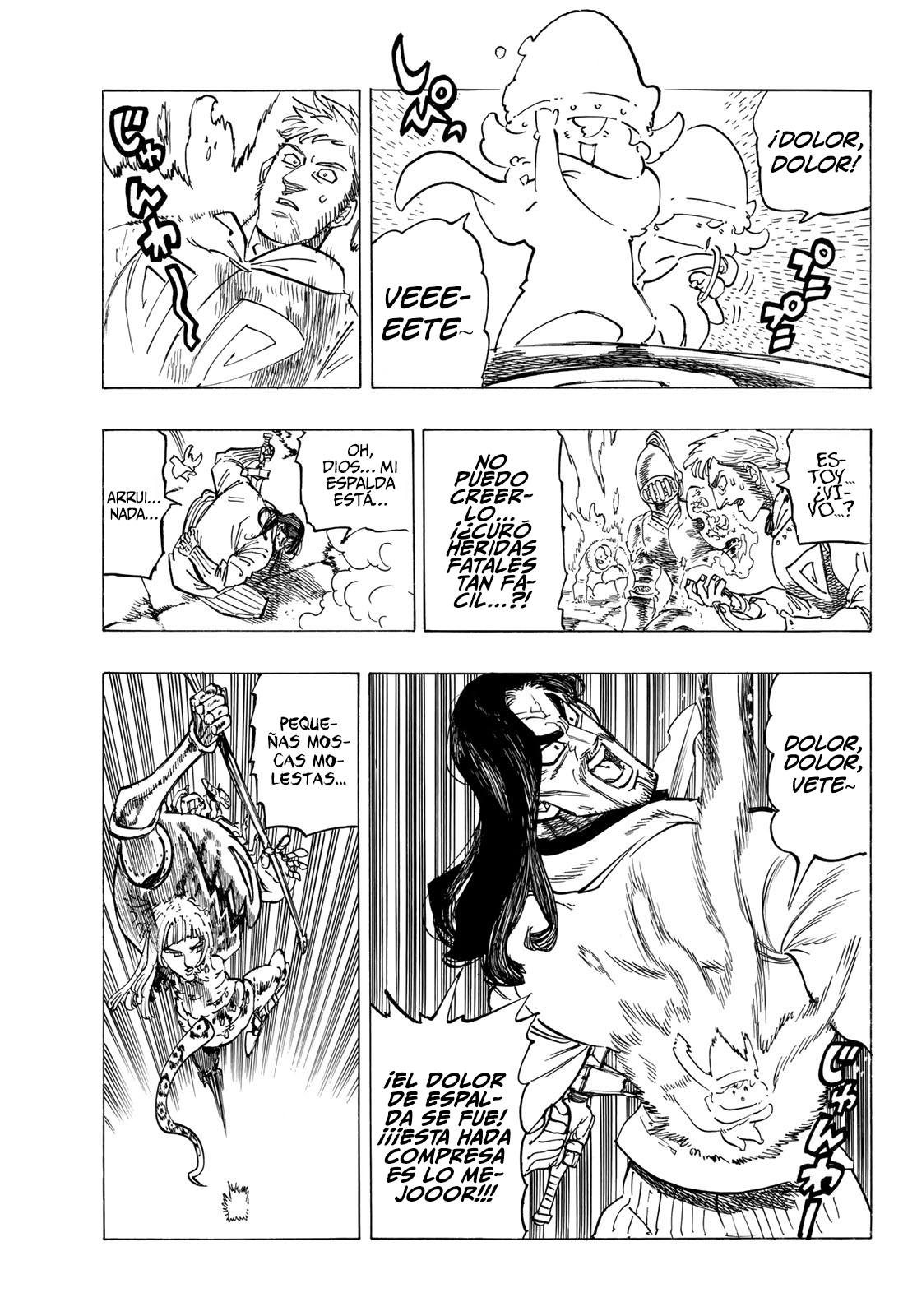 Mokushiroku no Yonkishi Capitulo 75: El reino de los caballeros sagrados vs. Melagaland página 7