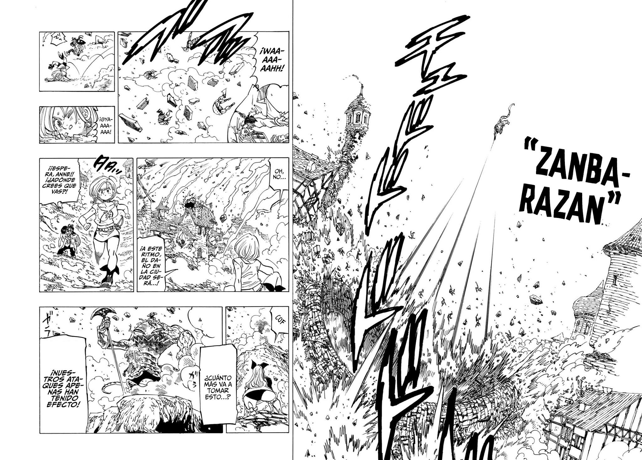 Mokushiroku no Yonkishi Capitulo 75: El reino de los caballeros sagrados vs. Melagaland página 8