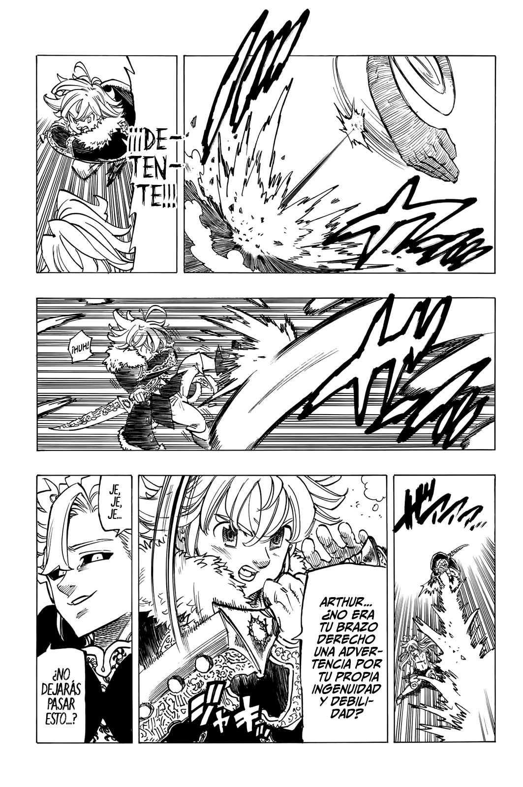 Mokushiroku no Yonkishi Capitulo 80: Rey Arthur vs. Lancelot página 10