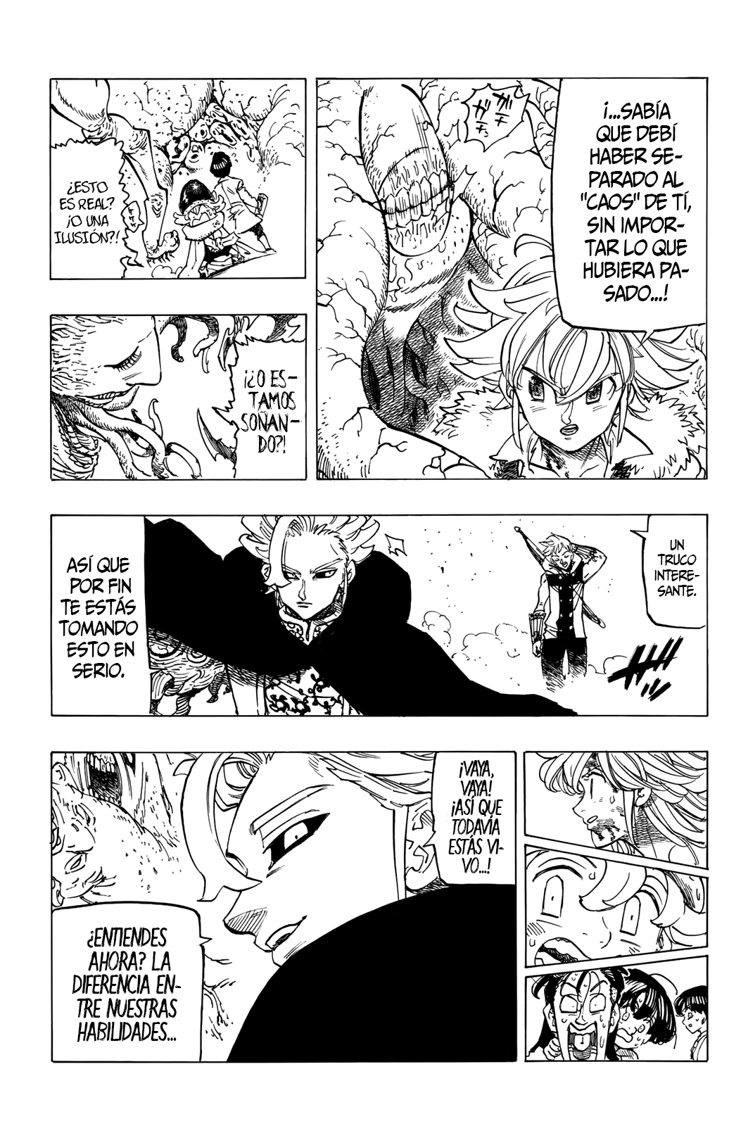 Mokushiroku no Yonkishi Capitulo 80: Rey Arthur vs. Lancelot página 12