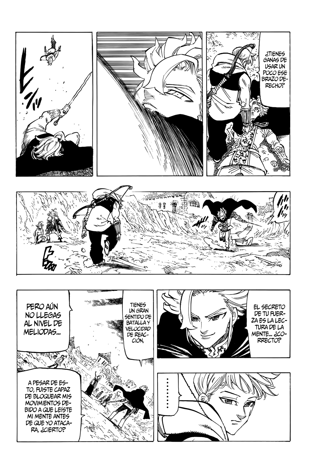 Mokushiroku no Yonkishi Capitulo 80: Rey Arthur vs. Lancelot página 5