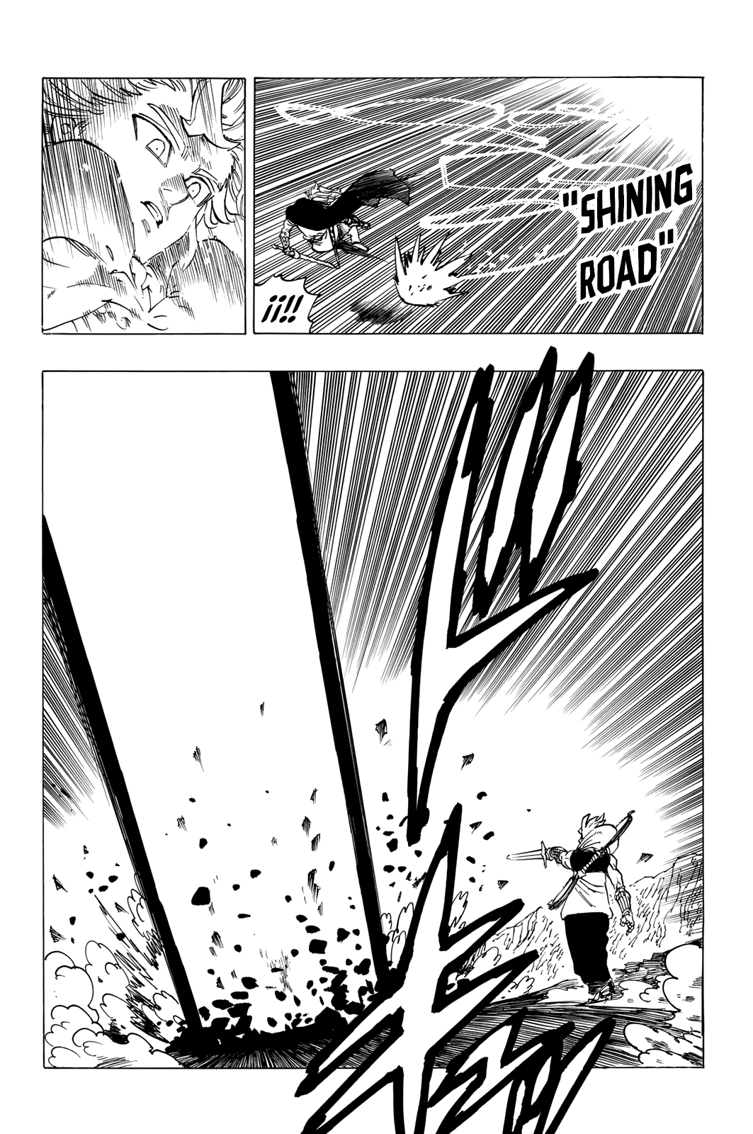 Mokushiroku no Yonkishi Capitulo 80: Rey Arthur vs. Lancelot página 7