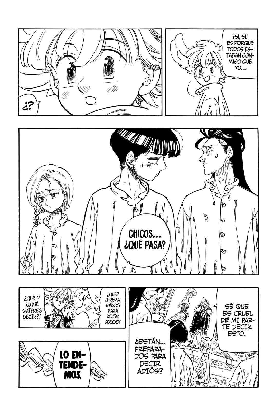 Mokushiroku no Yonkishi Capitulo 83: La decisión de separarse. página 12