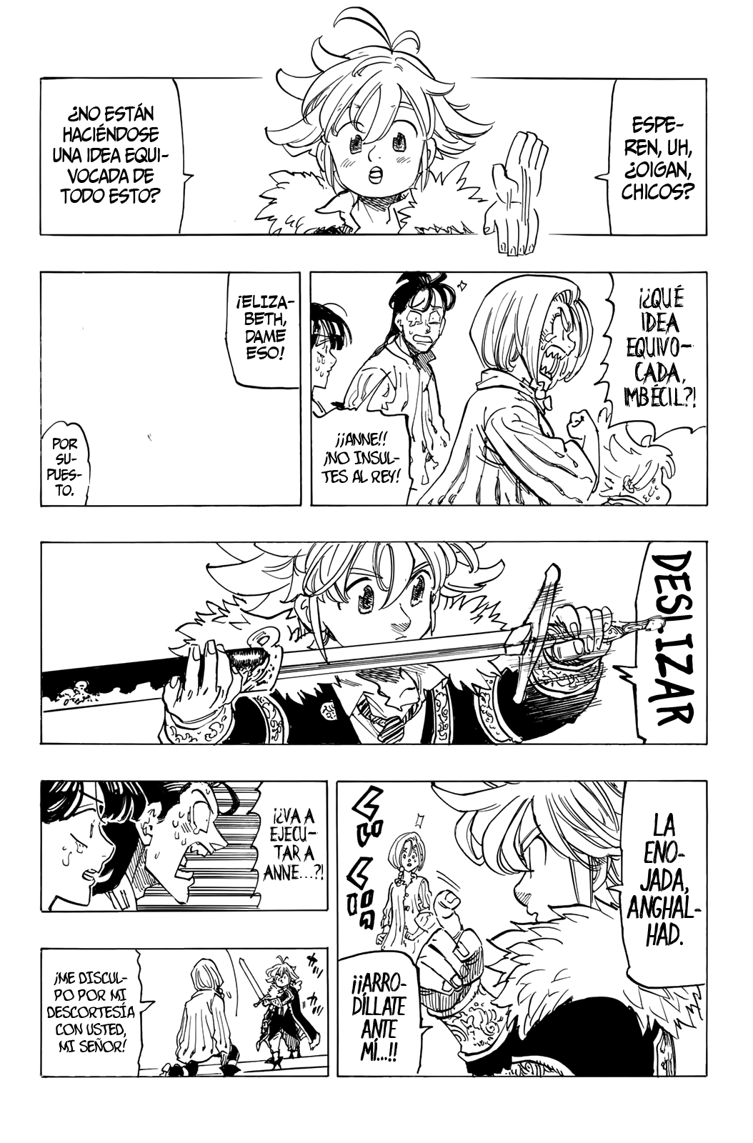 Mokushiroku no Yonkishi Capitulo 83: La decisión de separarse. página 17