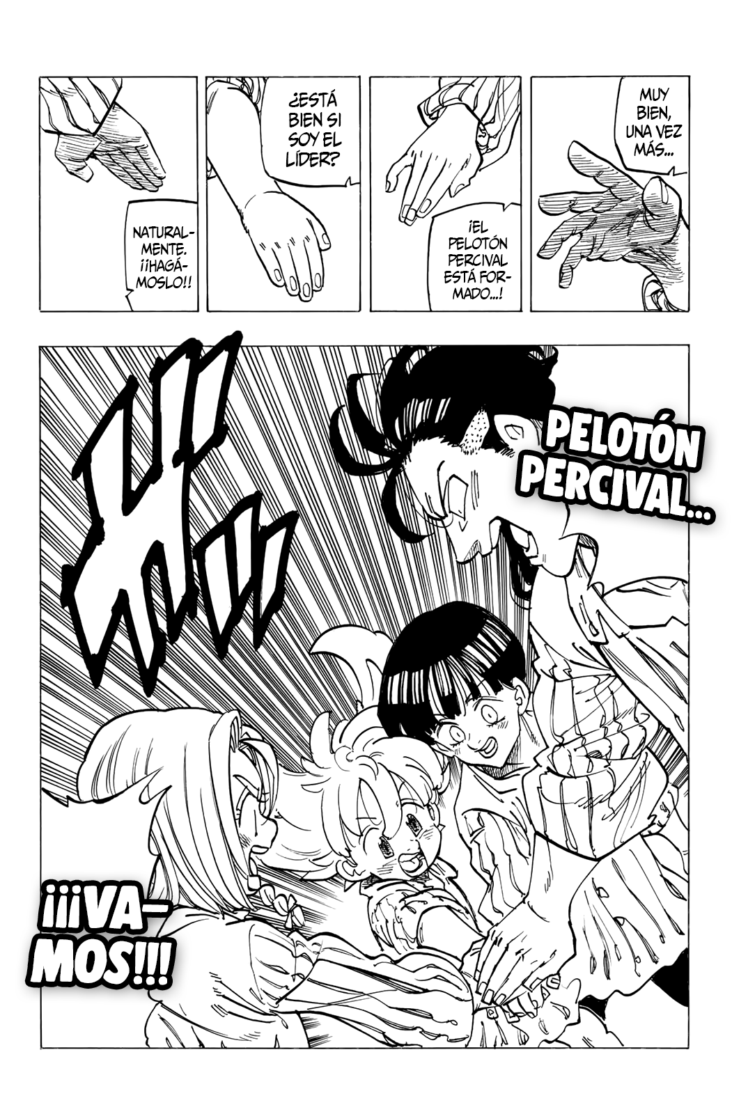 Mokushiroku no Yonkishi Capitulo 84: El cambio de una era. página 7