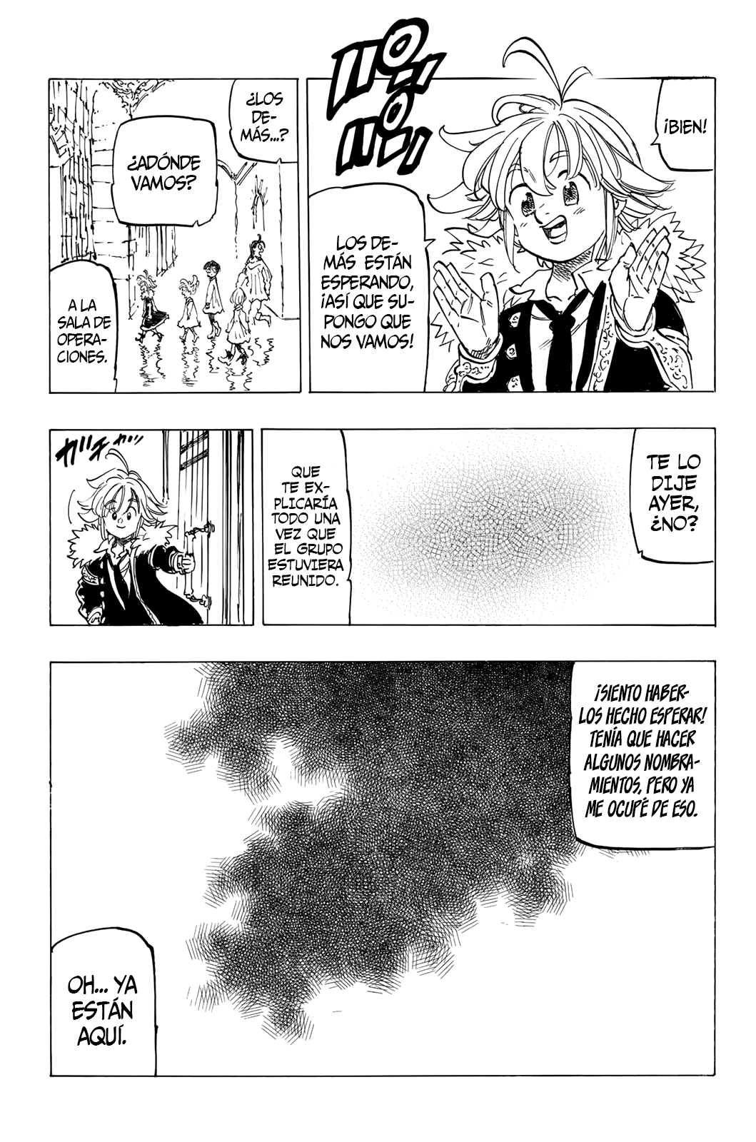 Mokushiroku no Yonkishi Capitulo 84: El cambio de una era. página 8