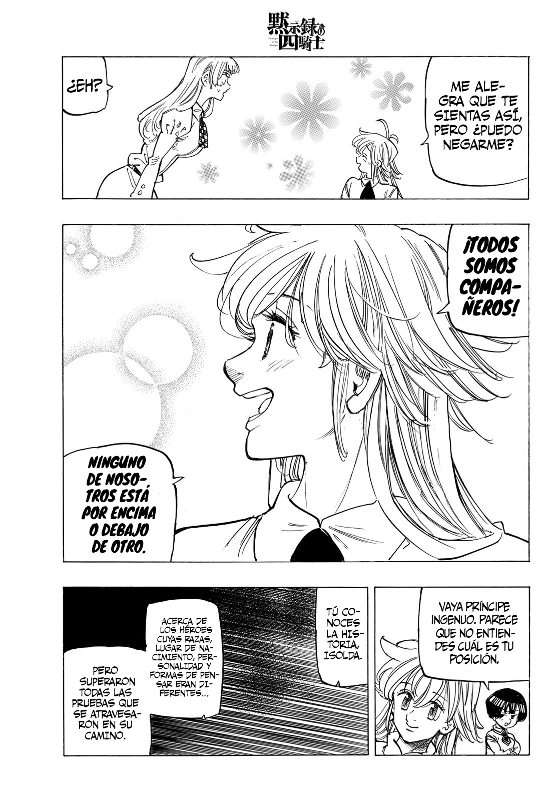 Mokushiroku no Yonkishi Capitulo 86: Brotes. página 14