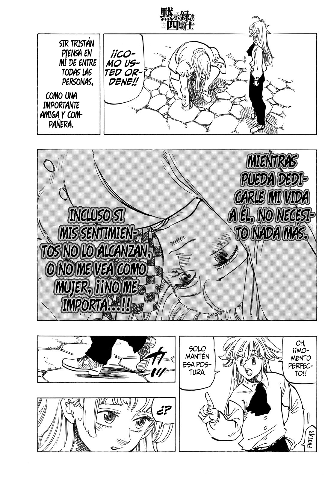 Mokushiroku no Yonkishi Capitulo 86: Brotes. página 16