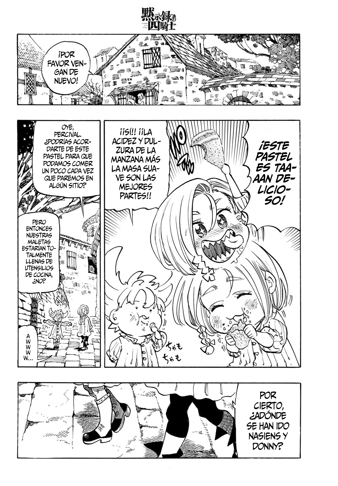 Mokushiroku no Yonkishi Capitulo 86: Brotes. página 3