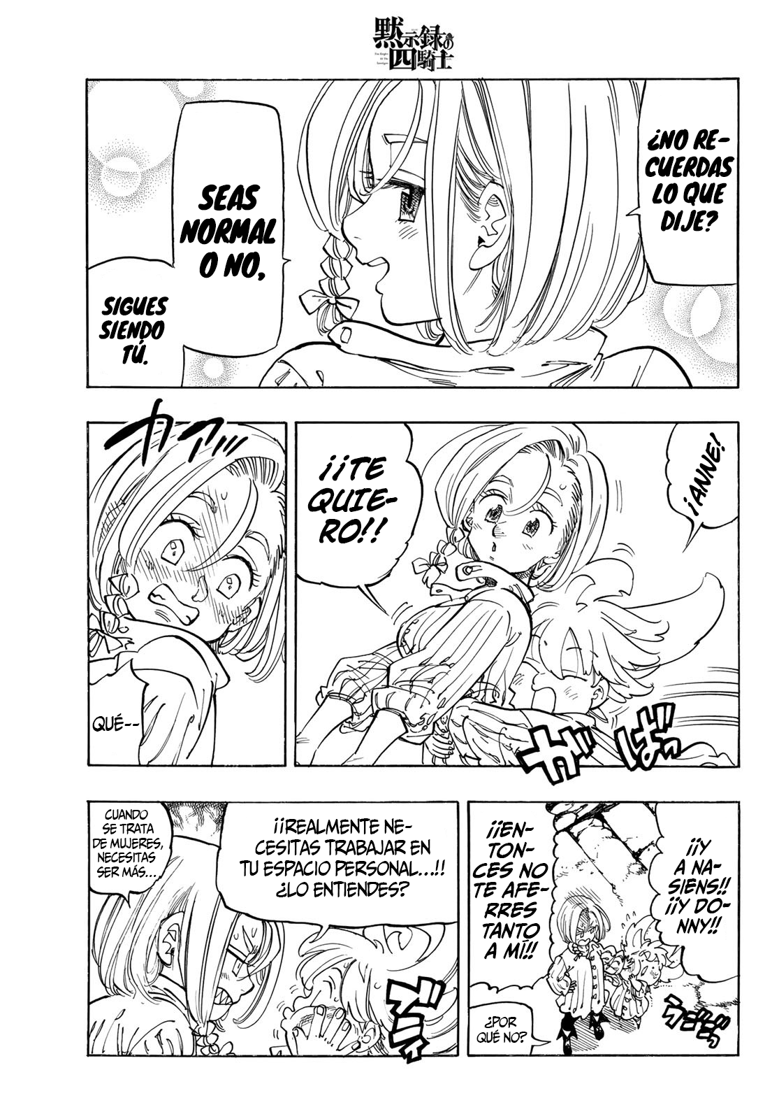 Mokushiroku no Yonkishi Capitulo 86: Brotes. página 6