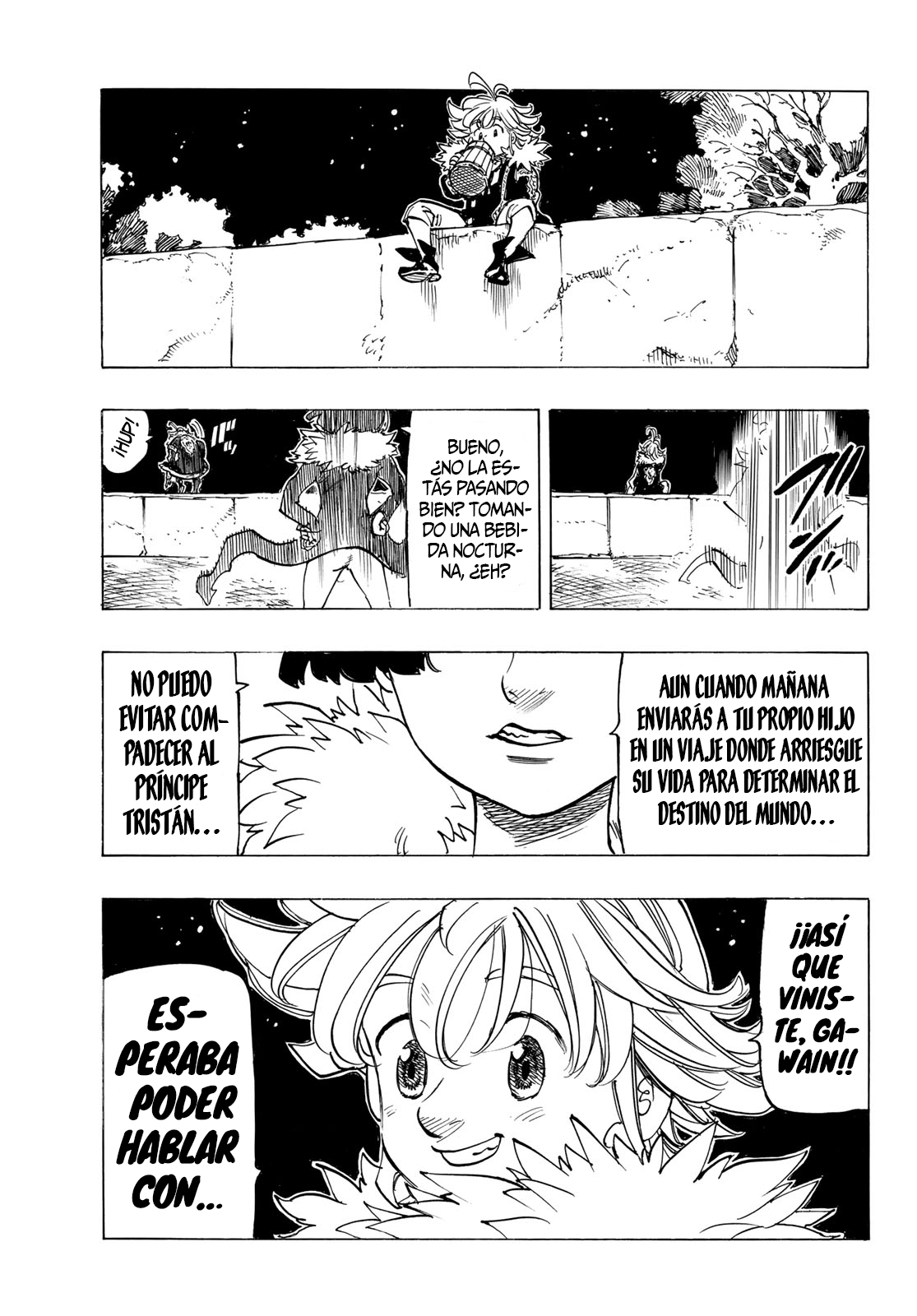 Mokushiroku no Yonkishi Capitulo 88: Partida. página 14