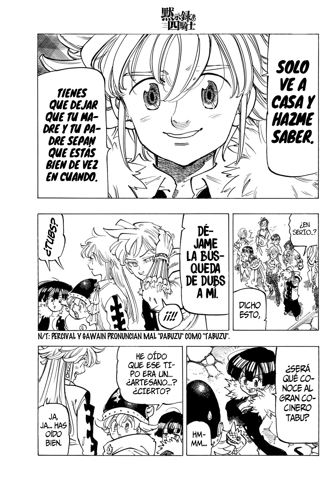 Mokushiroku no Yonkishi Capitulo 89: ¡¡¡Los cuatro caballeros parten!!! página 7