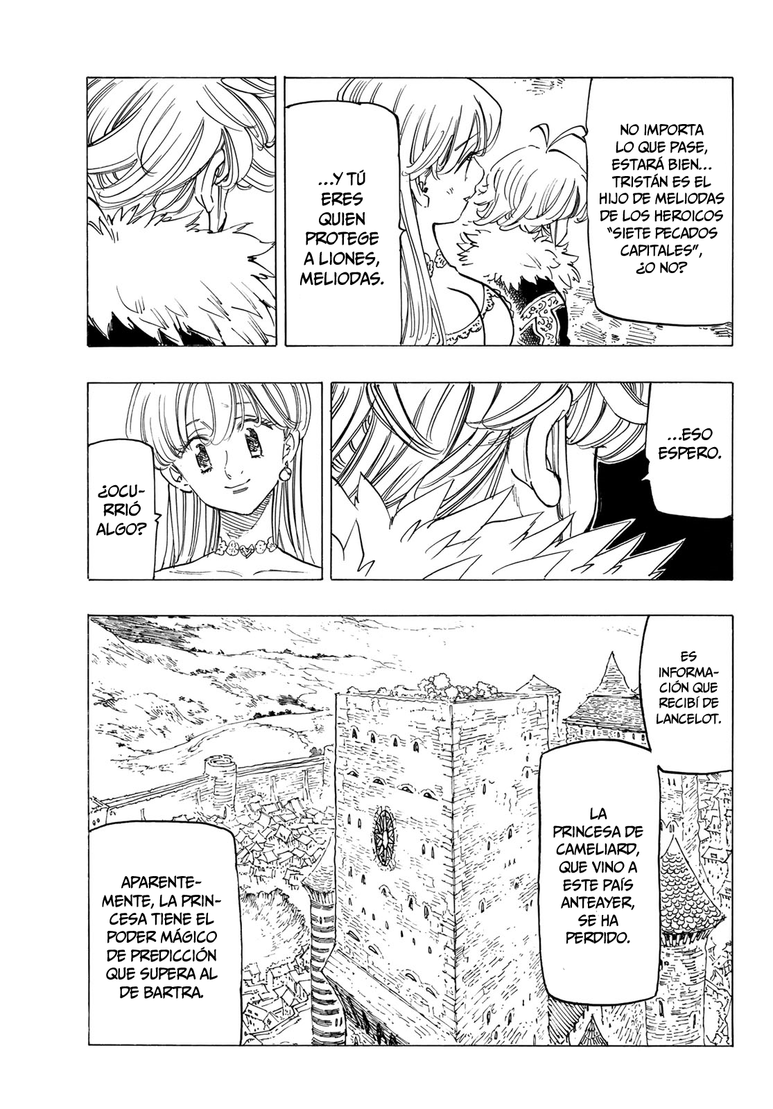 Mokushiroku no Yonkishi Capitulo 90: La bienvenida de la novia. página 3