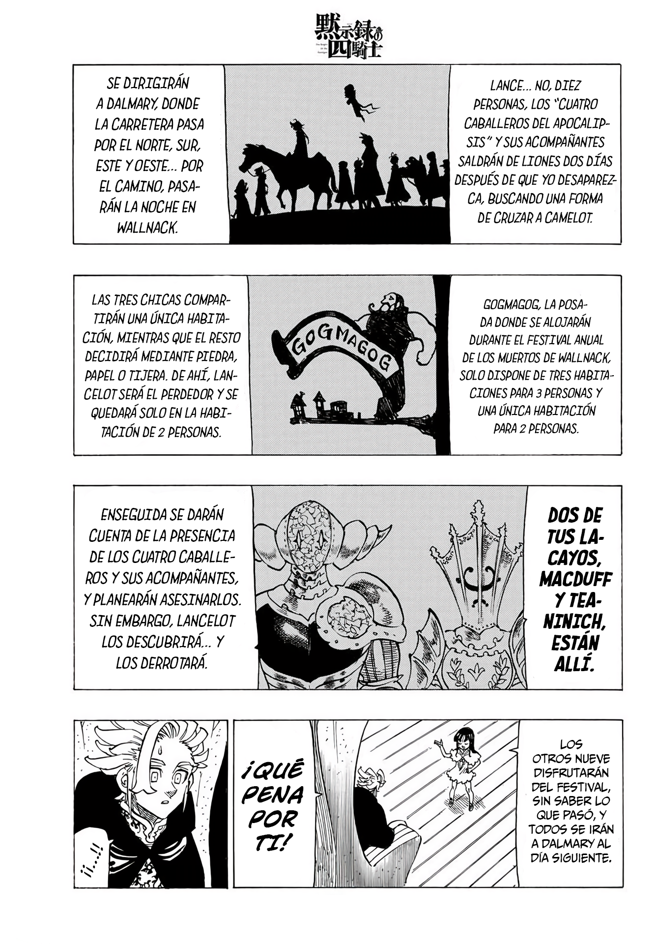 Mokushiroku no Yonkishi Capitulo 91: Confrontación. página 19