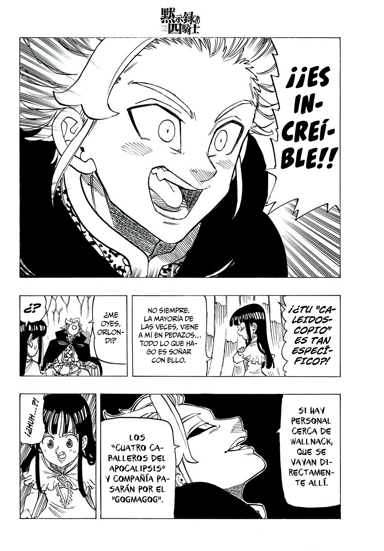 Mokushiroku no Yonkishi Capitulo 91: Confrontación. página 20