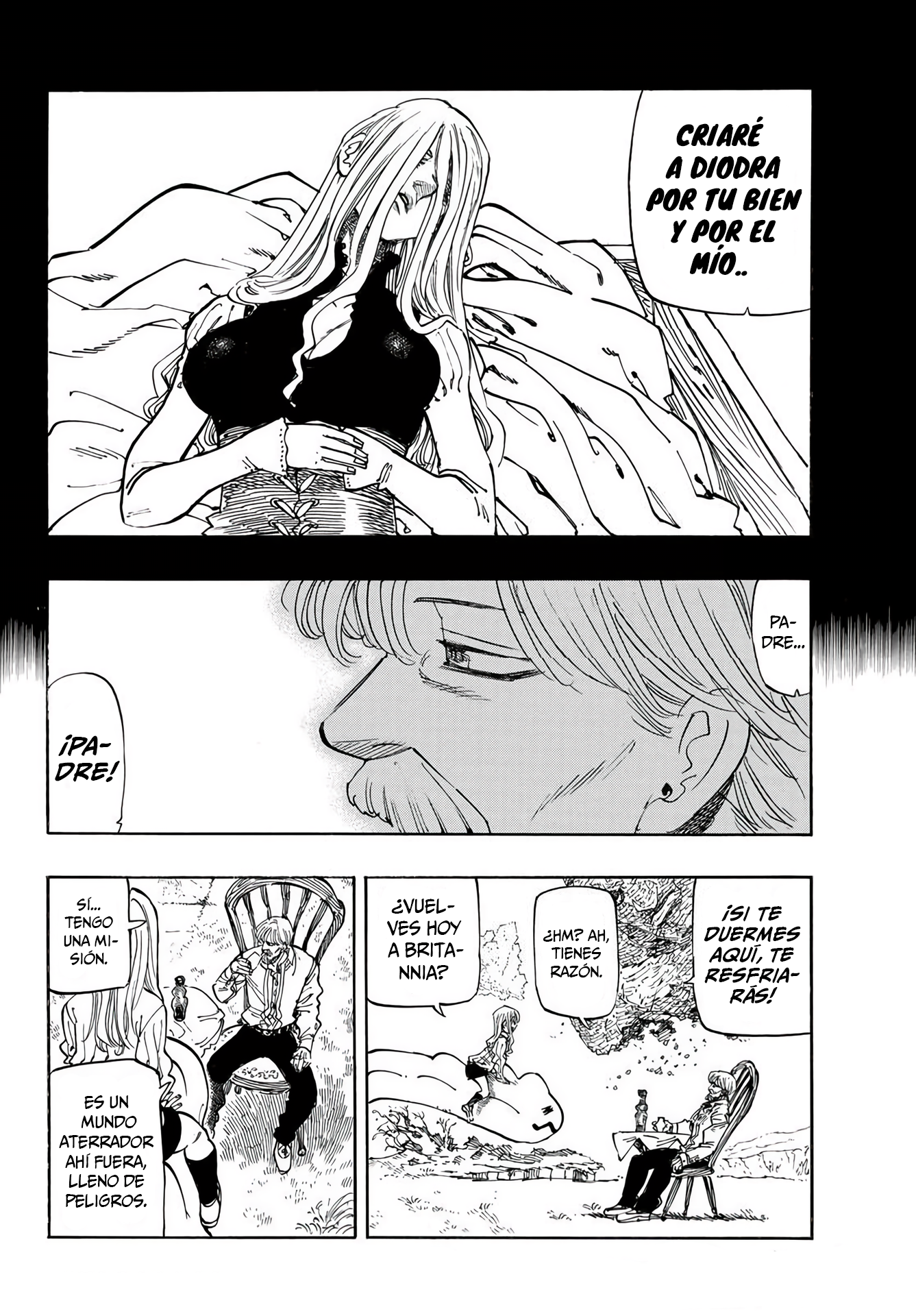 Mokushiroku no Yonkishi Capitulo 91: Confrontación. página 8