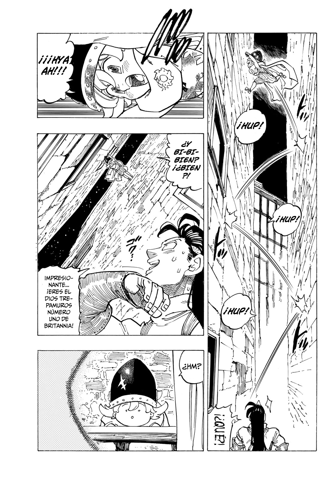 Mokushiroku no Yonkishi Capitulo 92: Un recorrido por Wallnack de infarto. página 14