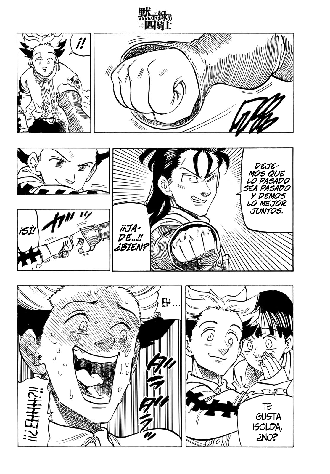 Mokushiroku no Yonkishi Capitulo 93: ¡¡Coqueteo de la juventud!! página 10