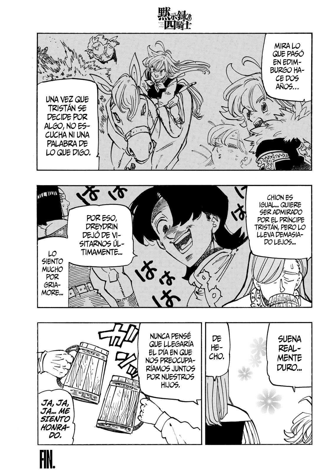 Mokushiroku no Yonkishi Capitulo 94: Incidente en la noche de oración. página 20