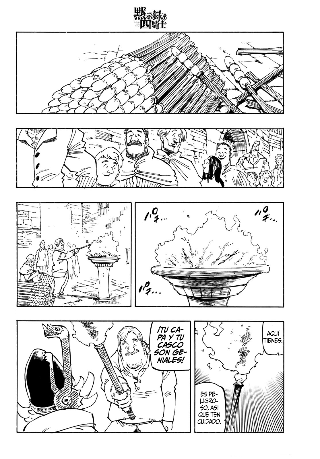 Mokushiroku no Yonkishi Capitulo 94: Incidente en la noche de oración. página 3