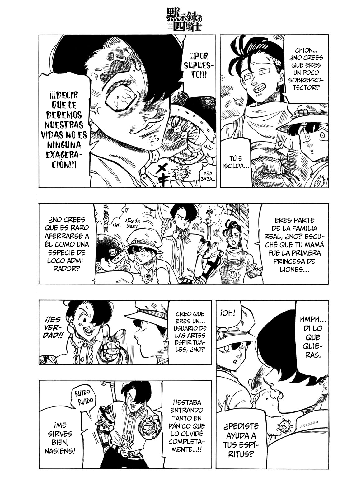 Mokushiroku no Yonkishi Capitulo 95: Asesinos en la noche. página 11