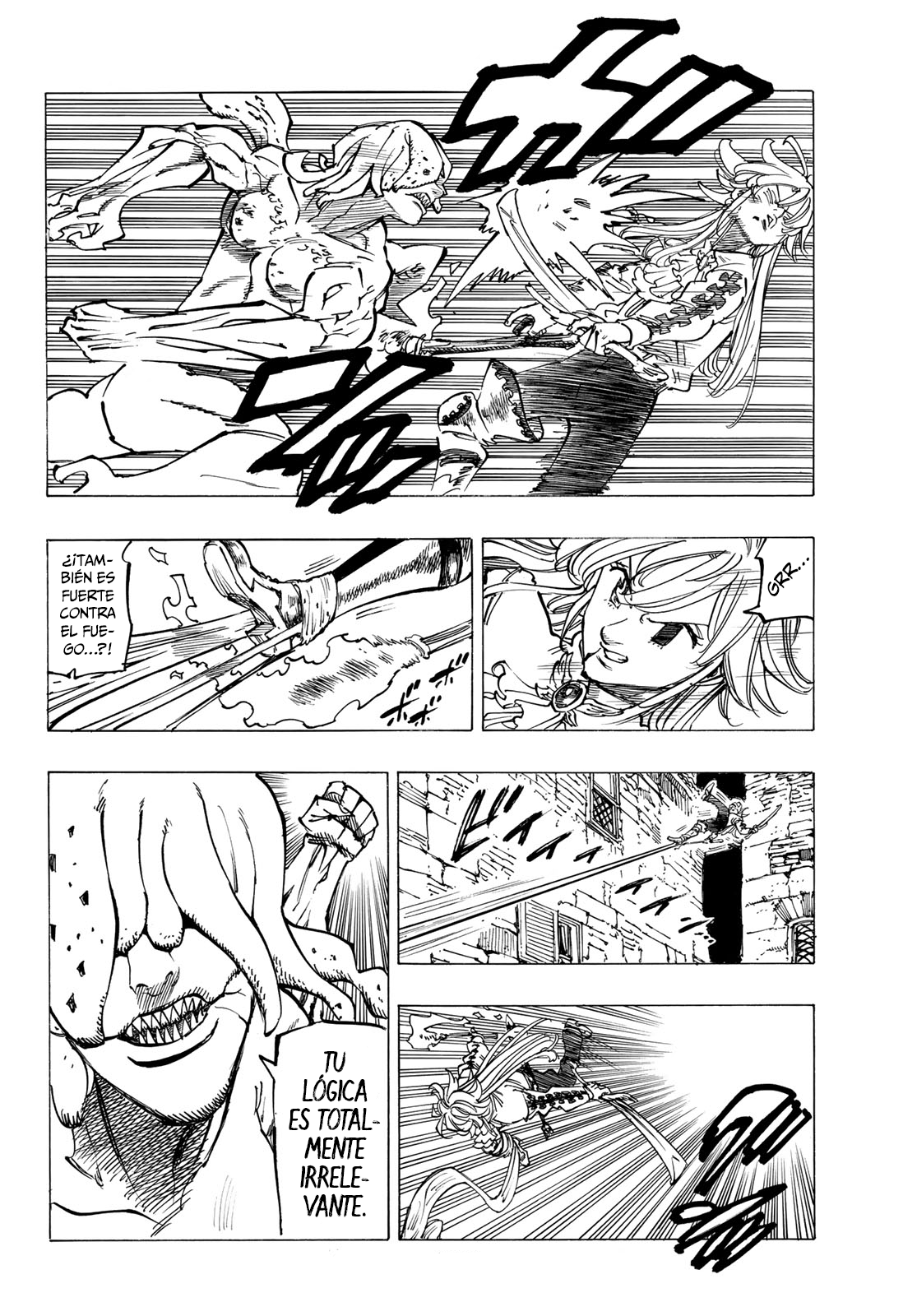 Mokushiroku no Yonkishi Capitulo 95: Asesinos en la noche. página 8