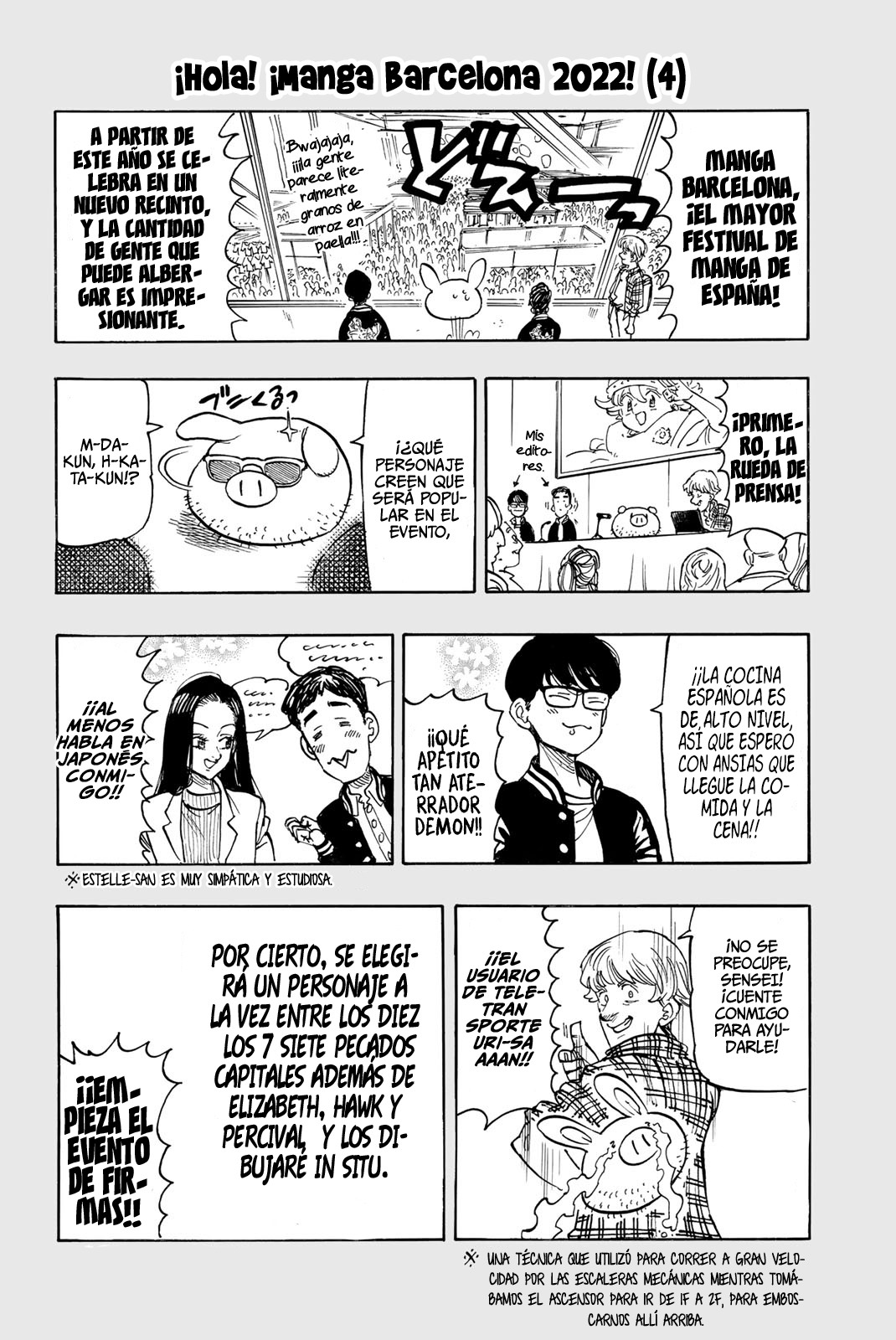 Mokushiroku no Yonkishi Capitulo 98.5: Extras Volumen 11 página 7