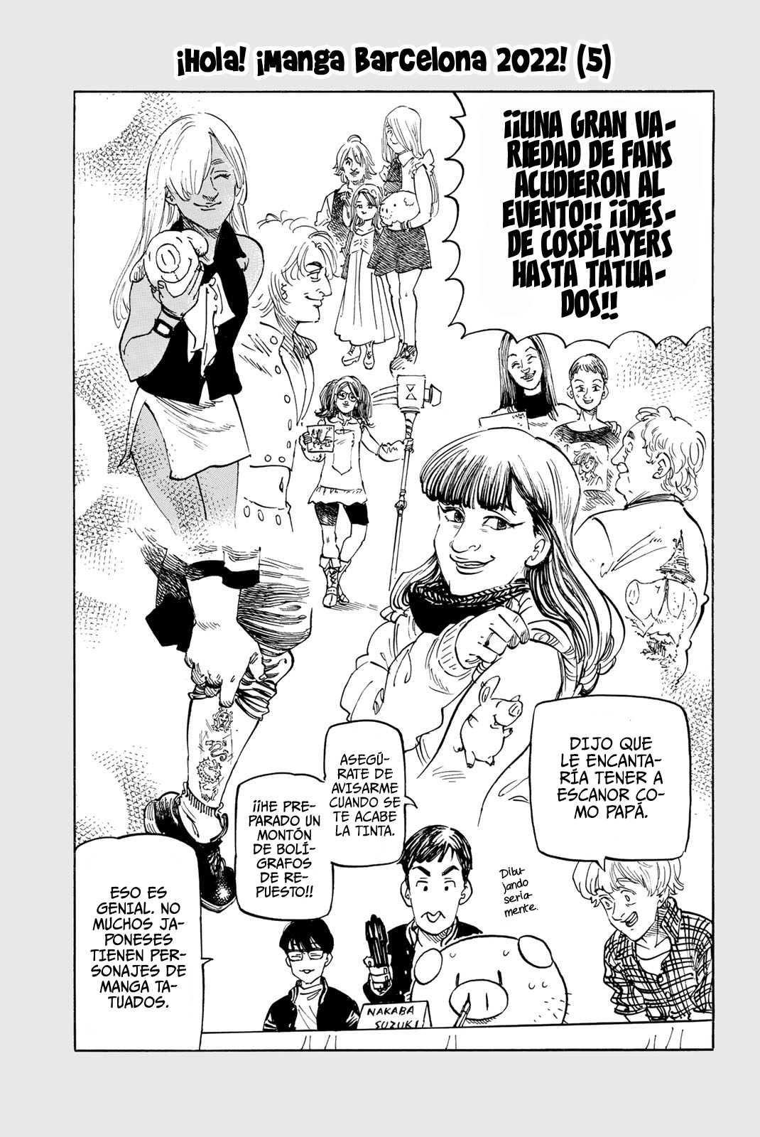 Mokushiroku no Yonkishi Capitulo 98.5: Extras Volumen 11 página 8