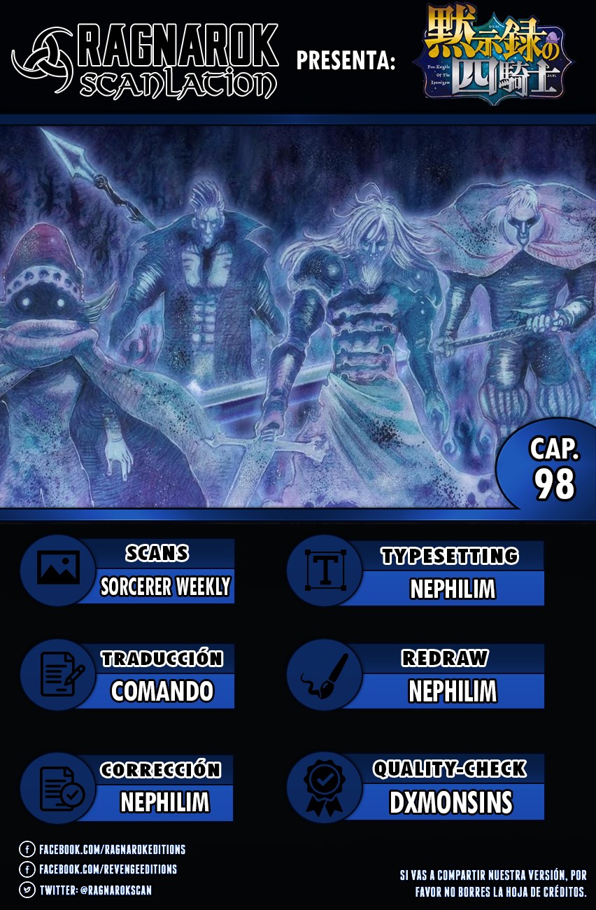 Mokushiroku no Yonkishi Capitulo 98: Muerte inminente. página 15