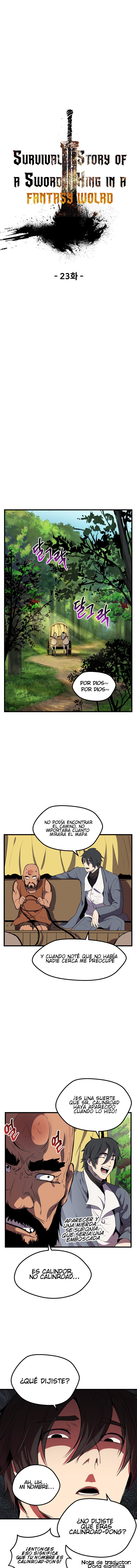 La Historia de Supervivencia de un Rey de la Espada en un Mundo de Fantasía Capitulo 24 página 4