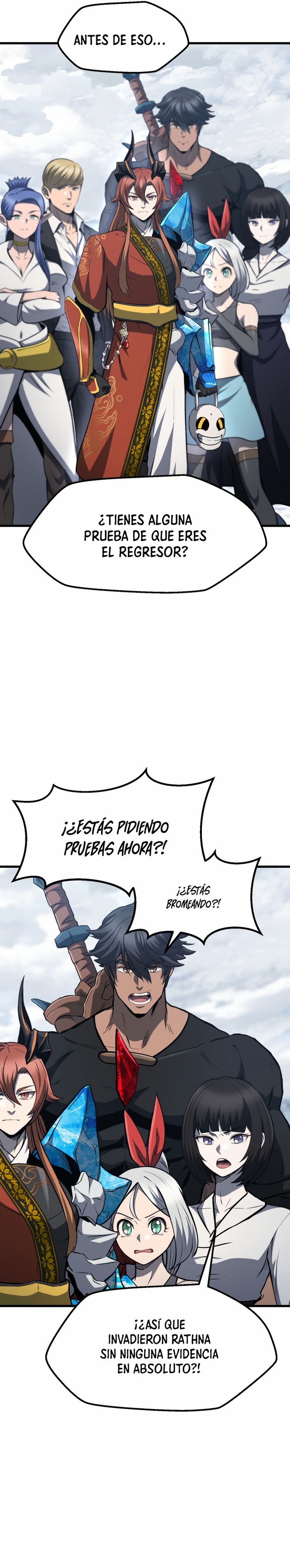 La Historia de Supervivencia de un Rey de la Espada en un Mundo de Fantasía Capitulo 290 página 12