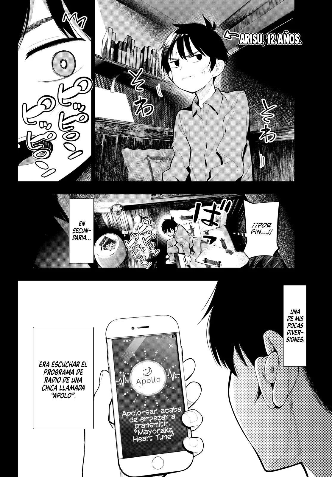 Mayonaka Heart Tune Capitulo 1: Re:Start página 13