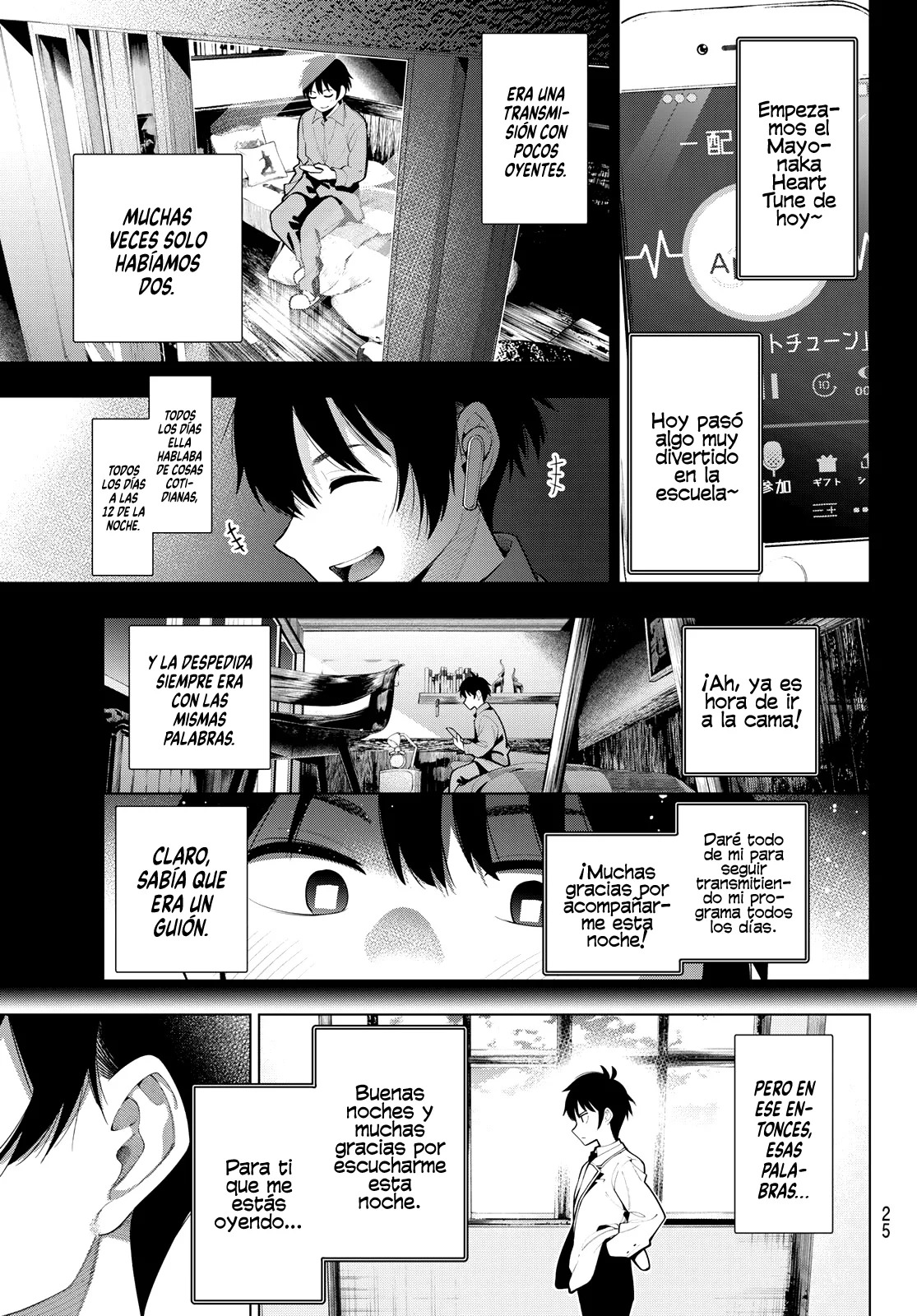 Mayonaka Heart Tune Capitulo 1: Re:Start página 14