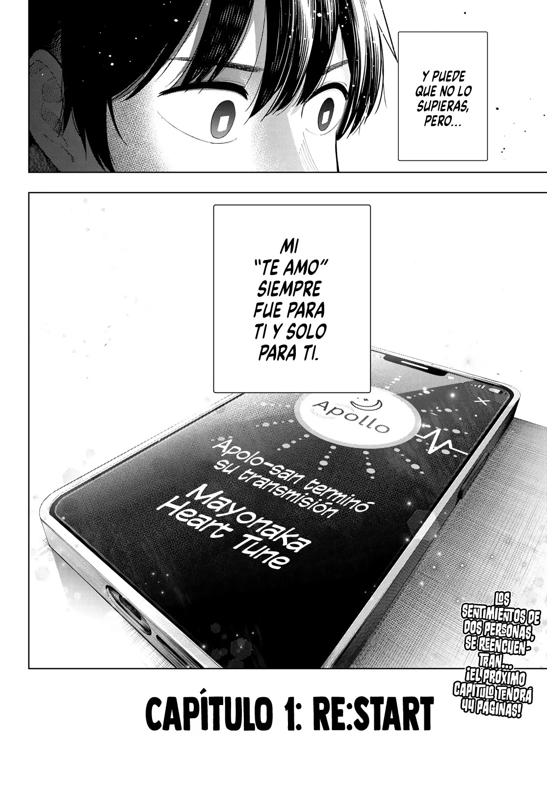 Mayonaka Heart Tune Capitulo 1: Re:Start página 52
