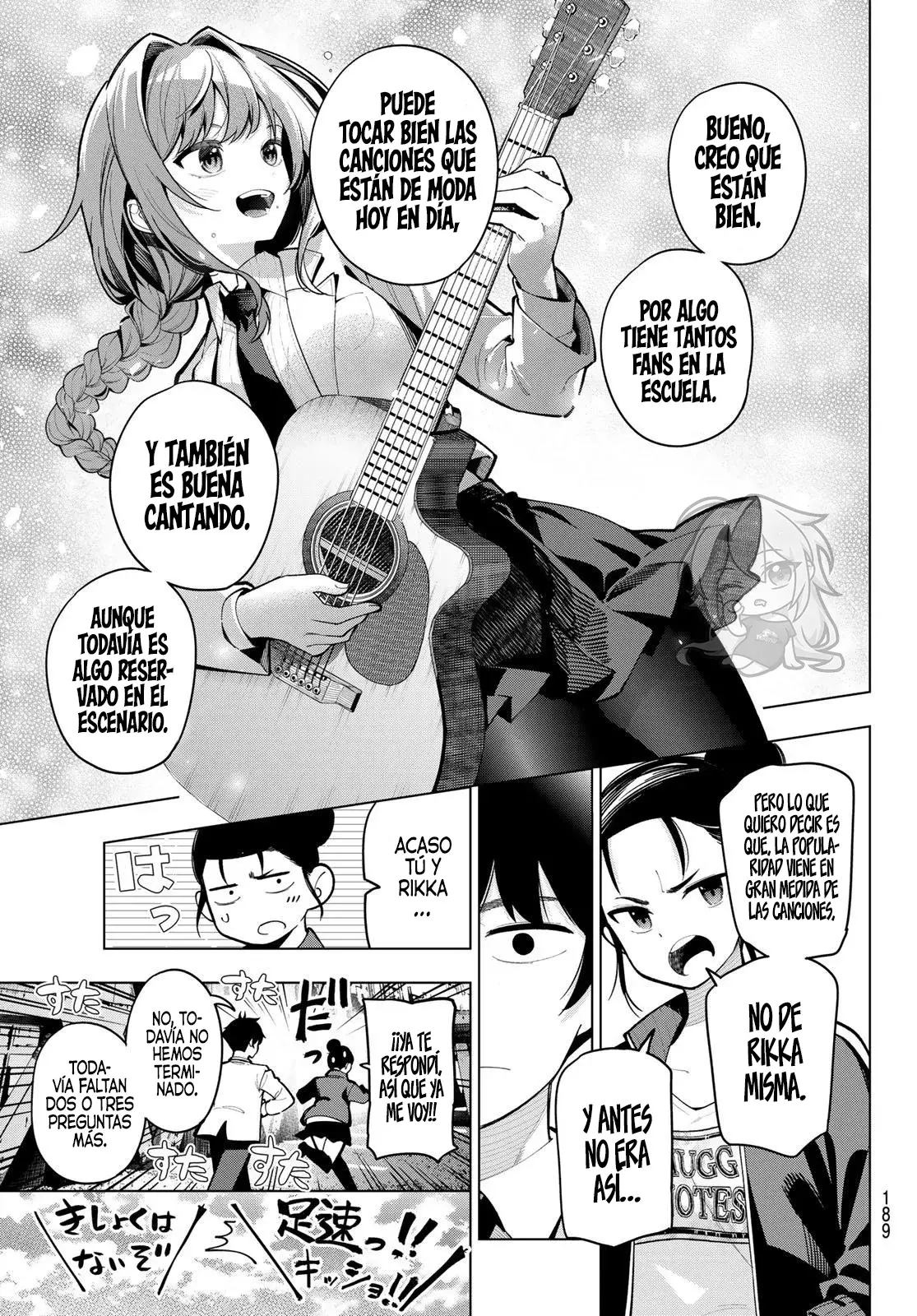 Mayonaka Heart Tune Capitulo 17: Está caliente, así que tengan cuidado página 8