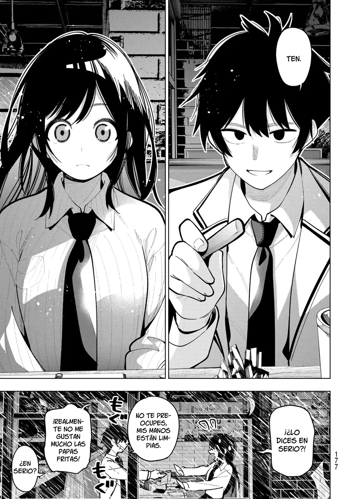 Mayonaka Heart Tune Capitulo 26: Viento negro, lluvia blanca página 12