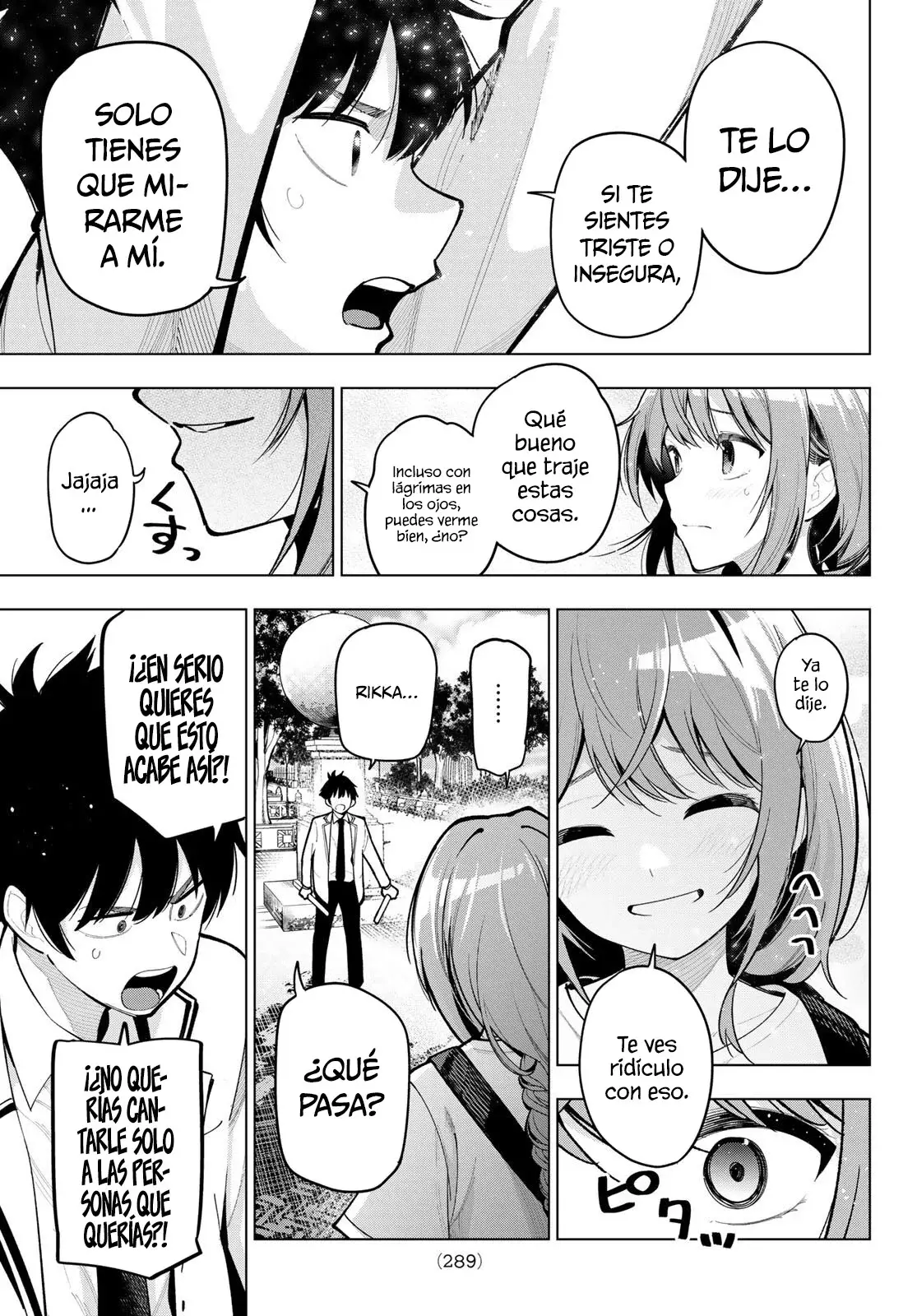 Mayonaka Heart Tune Capitulo 31: La primera fila de Rikka página 14