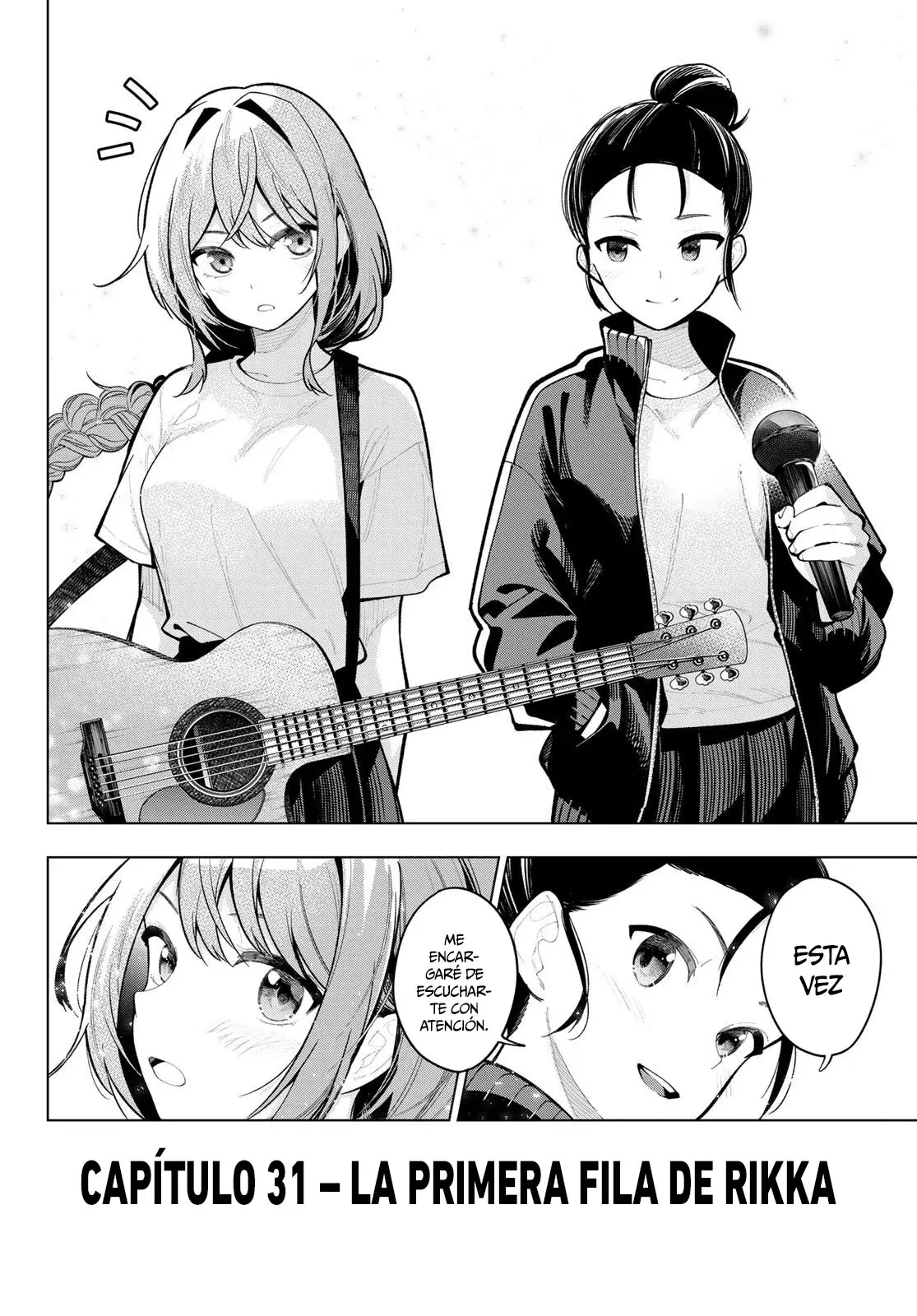 Mayonaka Heart Tune Capitulo 31: La primera fila de Rikka página 21