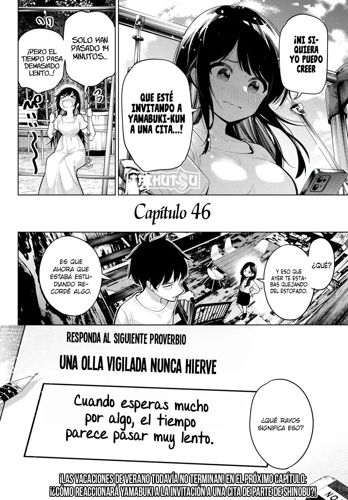 Mayonaka Heart Tune Capitulo 46: Una olla vigilada nunca hierve. página 22