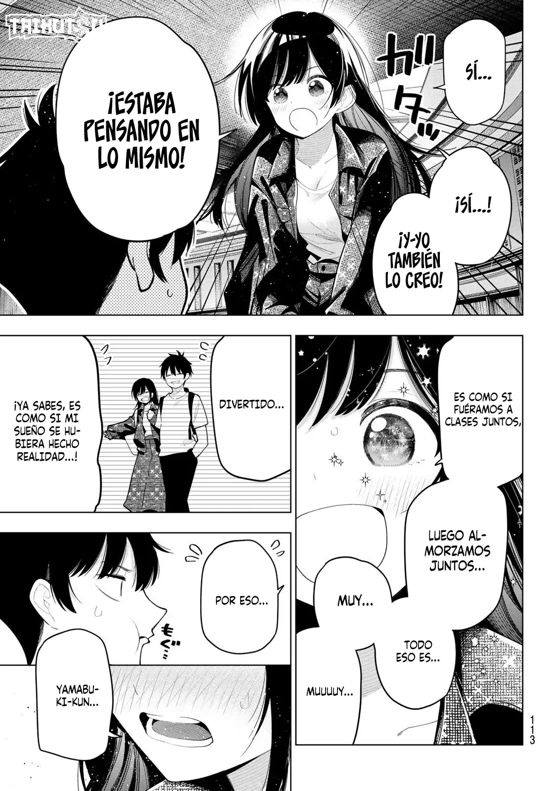 Mayonaka Heart Tune Capitulo 47: Compartiendo una botella. página 14