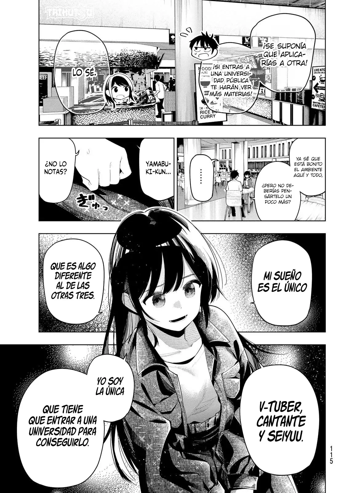 Mayonaka Heart Tune Capitulo 47: Compartiendo una botella. página 16