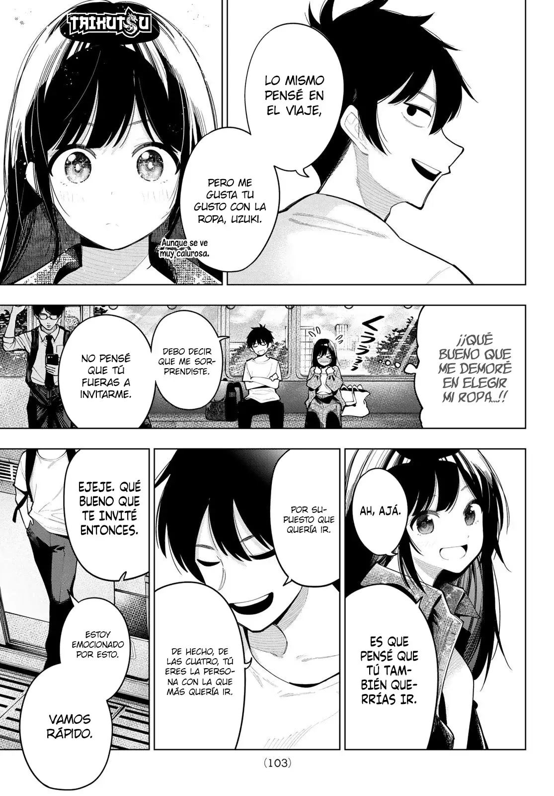 Mayonaka Heart Tune Capitulo 47: Compartiendo una botella. página 4