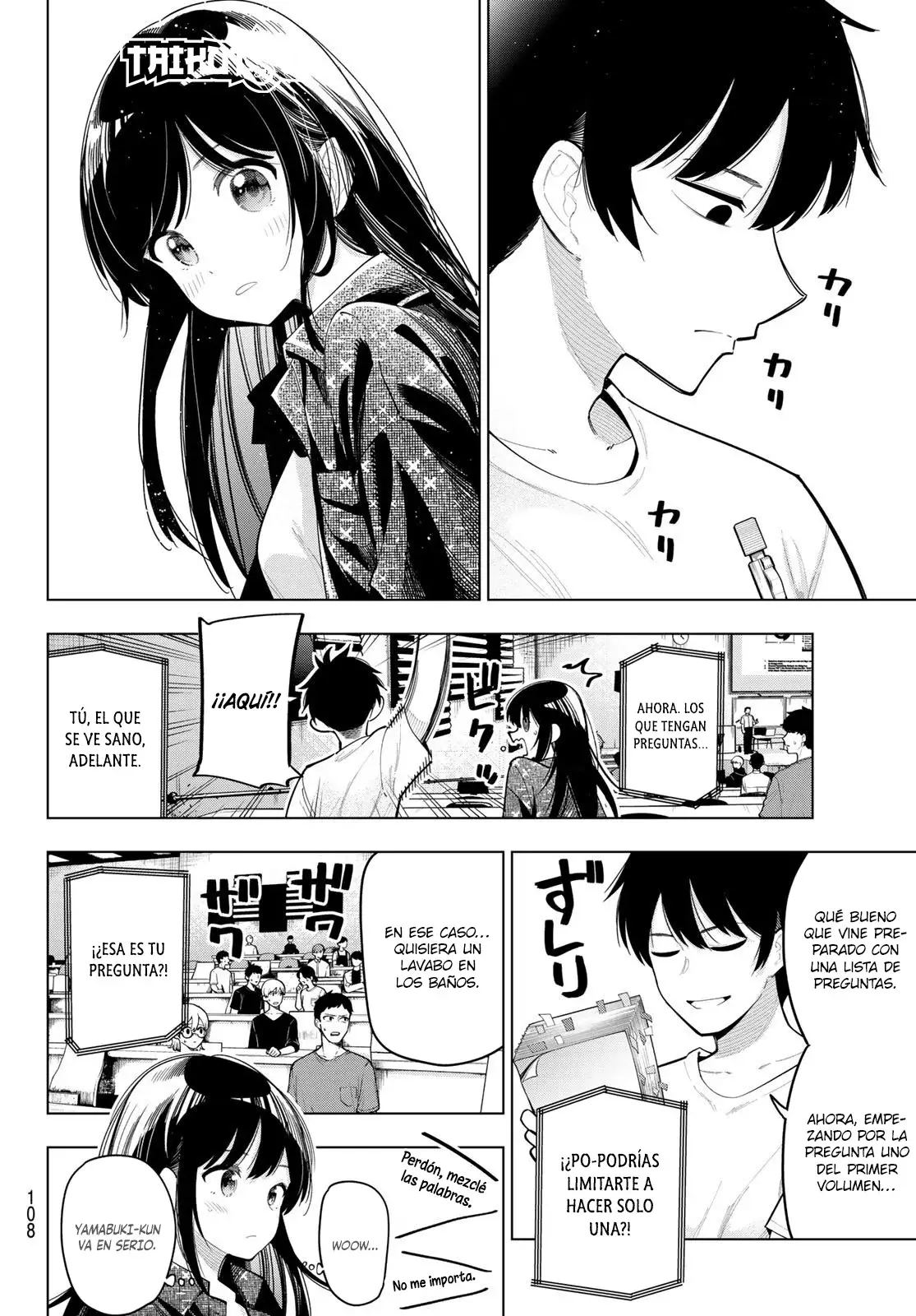 Mayonaka Heart Tune Capitulo 47: Compartiendo una botella. página 9